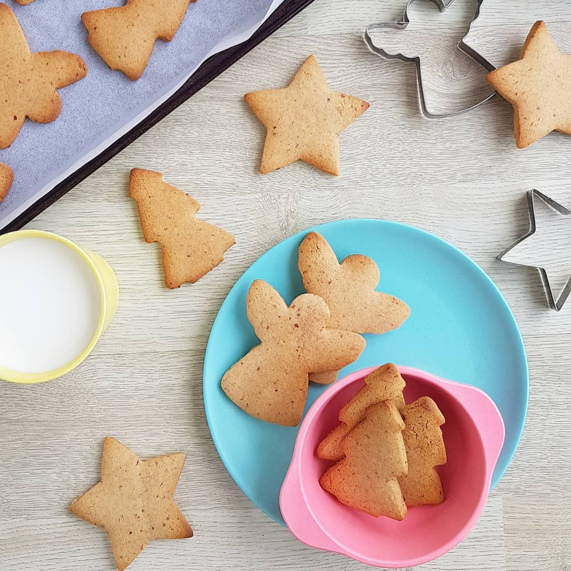 Gingerbread biscuits, A yummy Christmas recipe.