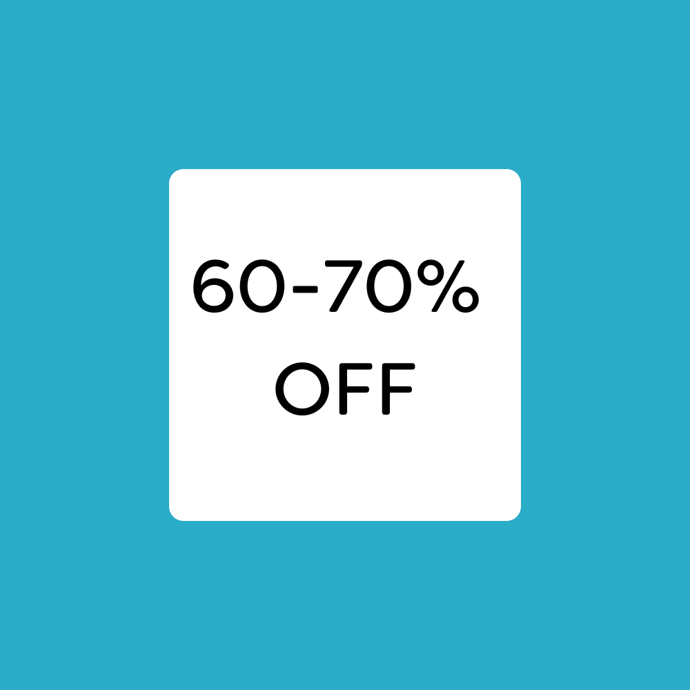 60-70% OFF