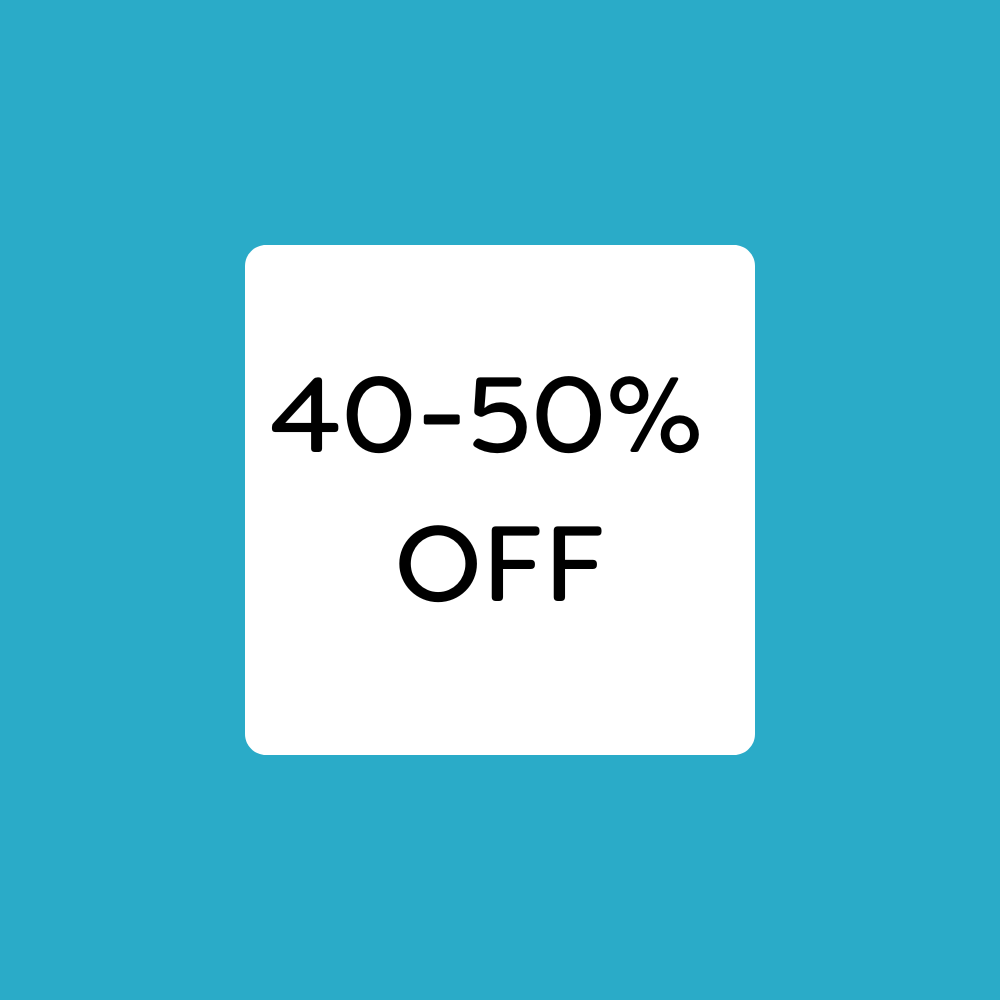 40-50% OFF